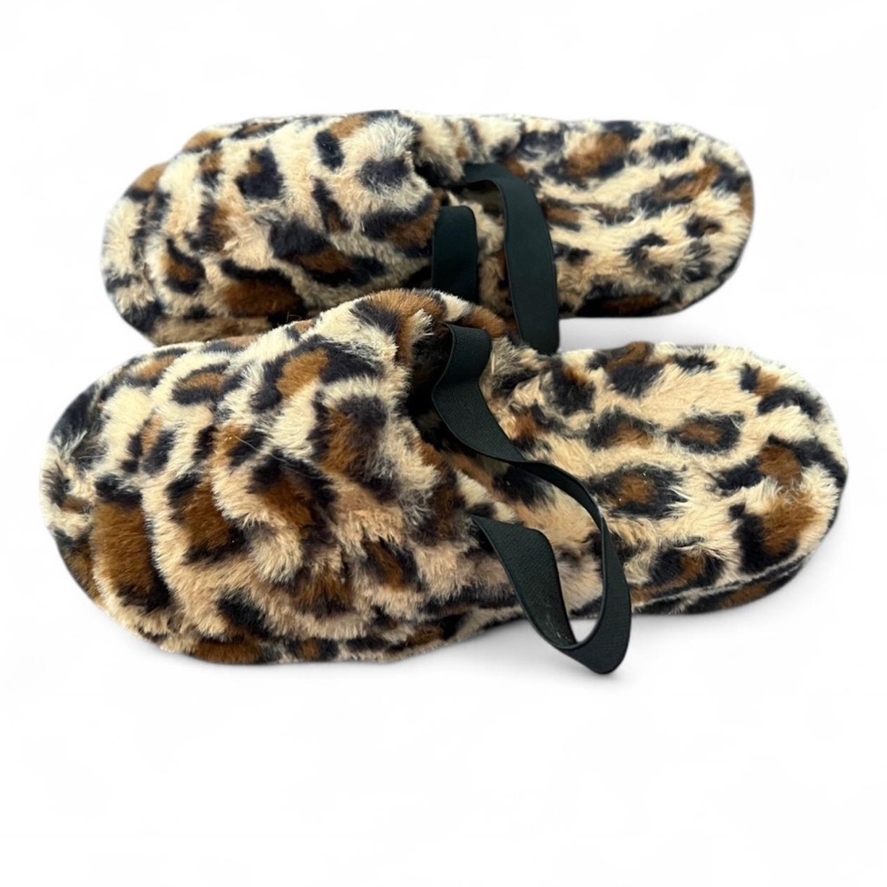 Cheetah Print Slippers